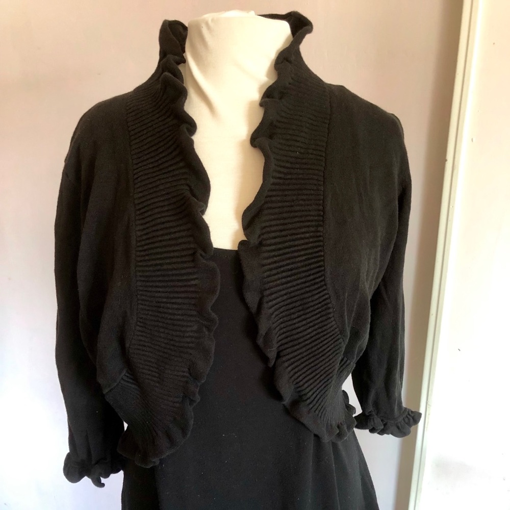 Women’s black bolero top